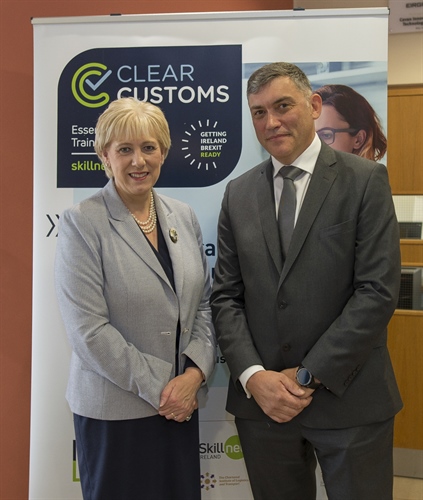 Minister Heather Humphreys TD Supports CILT Skillnet Clear Customs Training